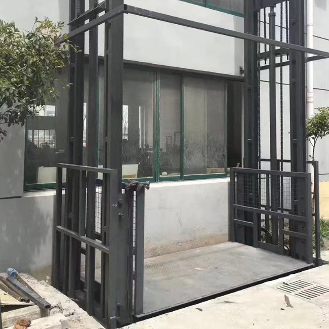 邹平5吨室外升降货梯